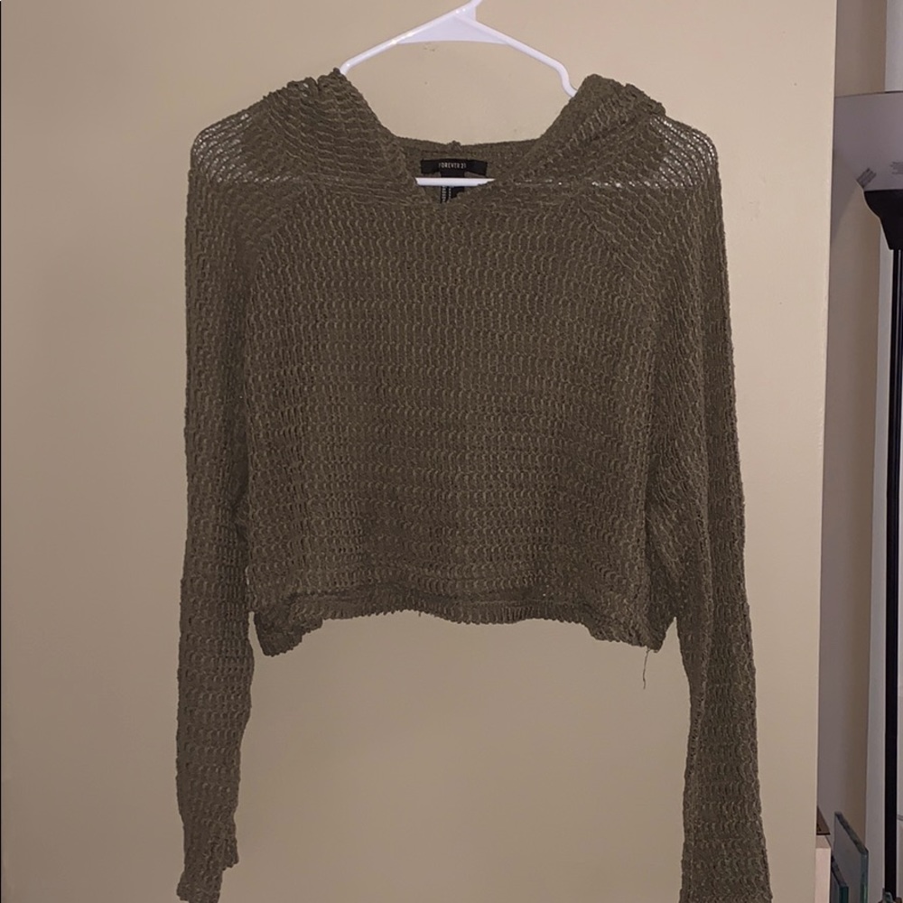Cropped hoodie